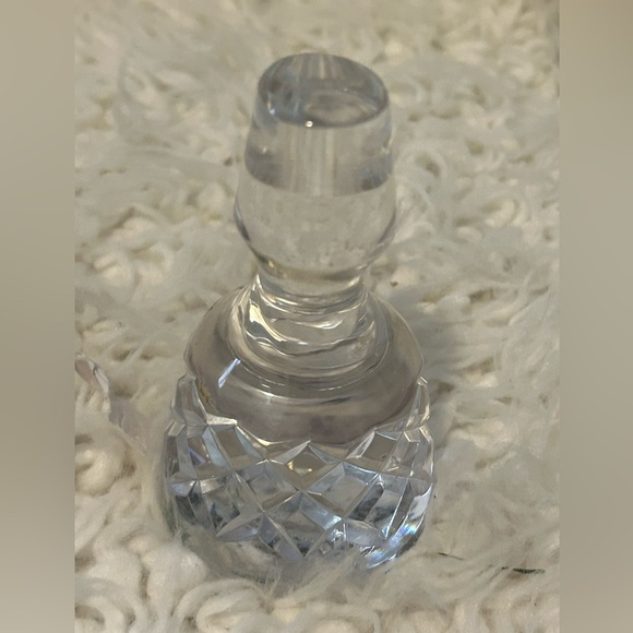 Large Clear Glass / Crystal Heavy Bottle Apothecary Decanter Stopper - Picture 4 of 6